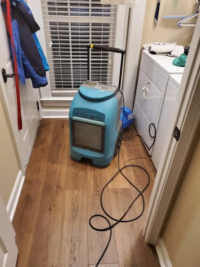 Commercial dehumidifier deployed for Crawl Space Restoration in Bastrop