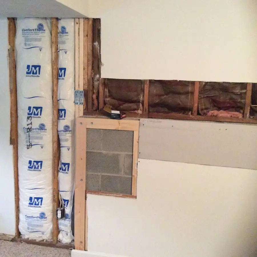 Wall insulation replacement during Odor Removal & Deodorization in Bastrop